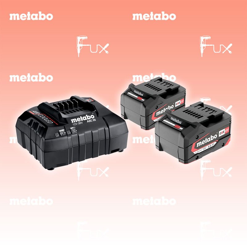 Metabo Basis-Set 4.0 Ah 2x Akkupack