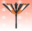 JF9120 Set  professionalLINE Mobiler 360° LED Strahler
