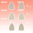 Schleifnetz, 100 x 150 mm SET Korn 4 x 80 / 3 x 120 / 3 x 180